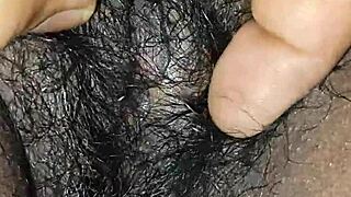 Indian Desi Relaxes in Bed at Home