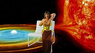 Granny in princess leia cosplay gets fucked in missionary