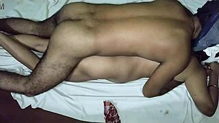 Indian wife tries hardcore anal sex for first time with husband