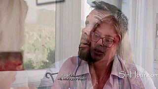 Couple Spitroasts Heartbroken Blonde With Rough Passion