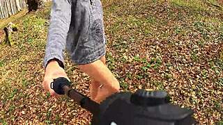 I Walk Alone Naked And Afraid In The Woods