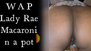 Lady Raex feels intense emotions fingering her juicy wet ass pussy close-up.