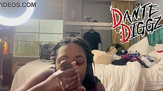 2 Ebony Baddies In Dick Sucking Contest On Boyfriends