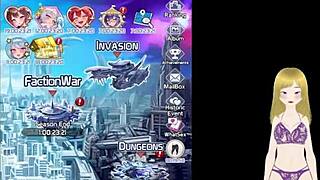 Hentai girl stuck in tunnel