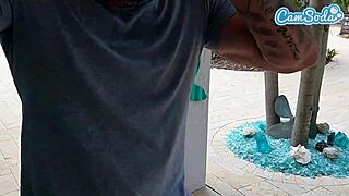 Hot Threesome: Two Big White Cocks Fuck Big Tits Milf