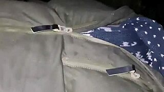 markus77 breeds his fleshlight handsfree in public park