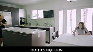 Realfleshlight - teen 18+ step daughter is anytime freeuse for in kitchen - london rose tristan summers