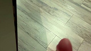 Stepson Catches Stepson's School Uniform Dildo Play and Masturbates