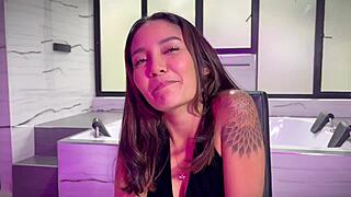 horny latina allison sweet fucks her friend's boyfriend in a motel