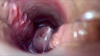 Vaginal Orgasm Explored With Speculum!