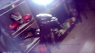 I feel the Italian pound machine as a first timer with tight pussy in behind the scenes