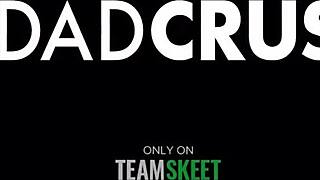 naughty step-daughter deep-throats stepdads massive cock for christmas presents