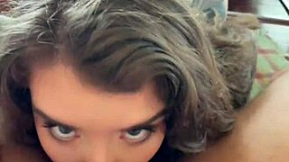 Canadian Blonde Eden Ivy Gets Mouth Fucked And Sloppy Deepthroat POV Cumshot!