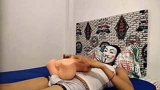 Big Cock Meets Sex Doll For First Time Orgasm