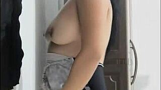 my mature busty stepmoms new exhibition is luxurious her huge natural tits make me excited