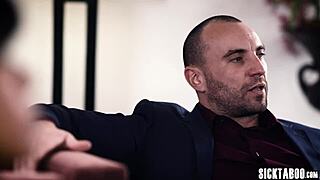 House owner takes babes sweet ass in sucking sex