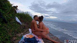 i filmed this hot blonde assfuckin' on the beach with surfer hidden