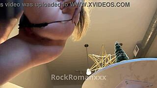 I creampie my stepdaughter at the family holiday party