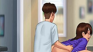 These big booty babes are getting fucked in a wild group orgy