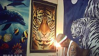 I feel the Italian pound machine as a first timer with tight pussy in behind the scenes