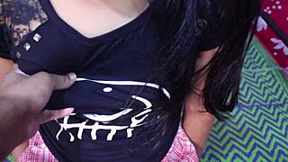 Indian hot girlfriend viral sex video with ass shaking, cunilingus, and hard rough fucking