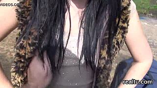 adorable czech nympho was seduced in the mall and pounded in pov