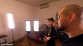 triple penetration with anastasia mistress liza shay and three big cocks