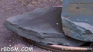 Sadomasochism game involves bound oral and fucking