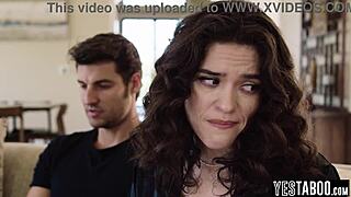 big ass latina milf calls hung guy for laptop fix, gets hardcore doggystyle