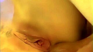 diamanda foxx blonde cougar play with dildo and fuck by big cock