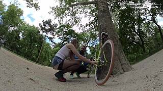 alice maze feels intense pleasure from anal pounding and fisting