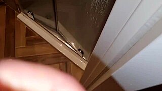 Horny Naked Italian Guy Jerks Off In Cum-Stained Shirt, Spied By Stepsister