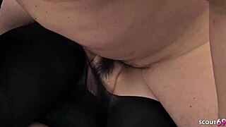 Japanese Secretary In Pantyhose With Big Natural Saggy Tits Seduces To Fuck By Co-Worker In Office!