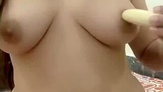 putting banana in both holes is fun