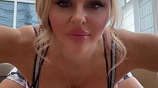 hey, why not start yoga with my big natural saggy tits and hard nipples?