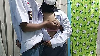 Student celebrates graduation with boyfriend's intense fucking!