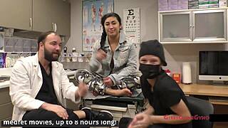 i'm the doctor, ticklin my petite patient stacy shepard in new scrubs, so humiliatin 😈