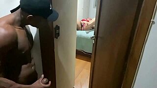 Brother-in-Law Catches Masturbation and Pounds Brazilian Curvy Ass with Huge Cock
