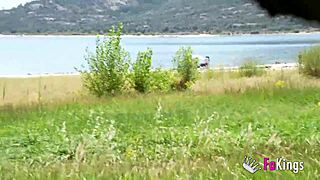 Natali Quinn Is Looking For Public Fucks She Finds Her Target In The Swamp