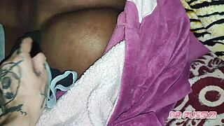 Exposing creamy pussy for rent payment