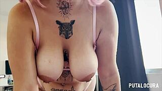 deedee rides torbe's cock and swallows all his cum