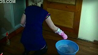 Mrs lazinski plays naive mature maid