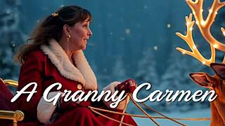 Is Granny Carmen Claus Santa's Favorite Fuck Toy?