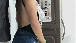 my mature busty stepmoms new exhibition is luxurious her huge natural tits make me excited