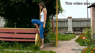 Is Kira Blue's spandex outfit too tight?