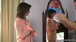 Rebecca Rainbow penetrates the tattooed cutie on X-angels.