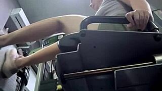 I squirt extremly in the gym