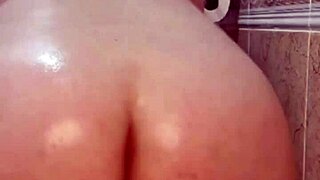 Blanca with big ass rides dildo wildly