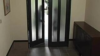 smoking office slut gets pussy pummelled at work