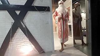 did russian santa punish his snow maiden by fucking her ass?